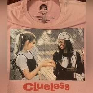 Clueless tshirt movie small/medium pink